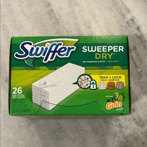 NEW IN BOX Swiffer Sweeper Dry Sweeping Cloths Qty 26 Gain Scented